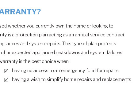 home warranty owyhee